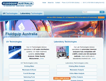 Tablet Screenshot of fluidquip.com.au